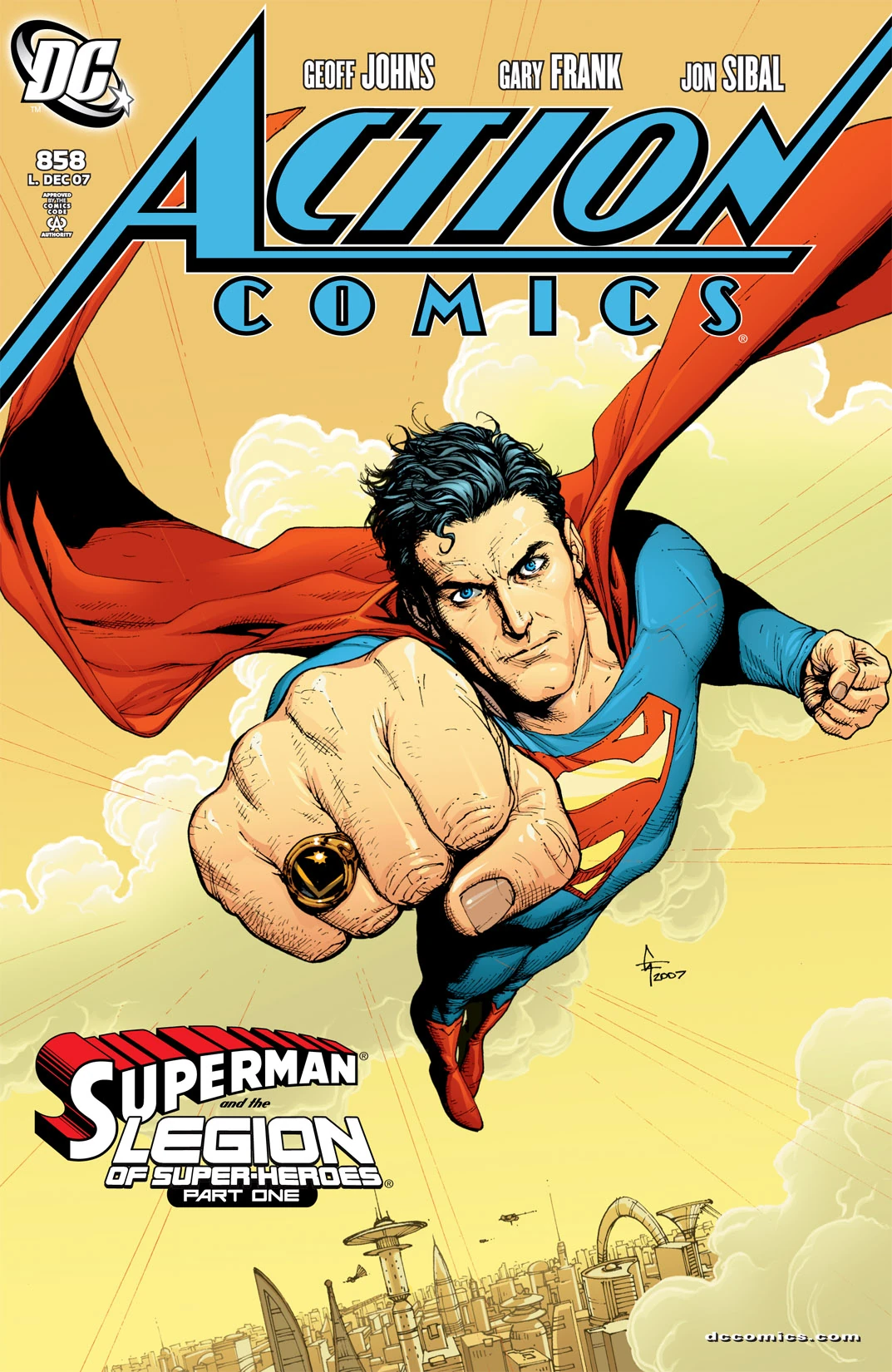 Action Comics #858 (DC, 2007 — Cover A) cover